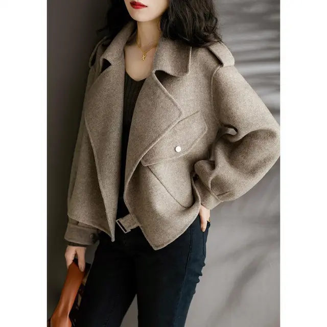 Woolen Suit Women's British Style Autumn And Winter Small Loose fitting Short Coat - Shop at LoveMi