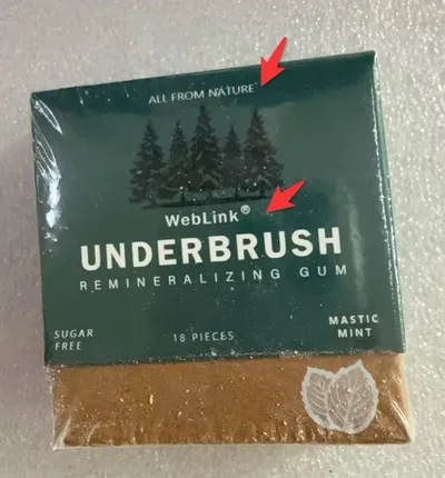 Organic MASTIC MINT Miracle Remineralizing Chewing Gum Blue - Shop at LoveMi