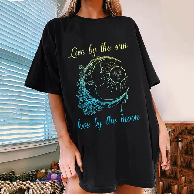 Women's Plus Size Mid length Round Neck Short sleeved T shirt 01Style - Shop at LoveMi