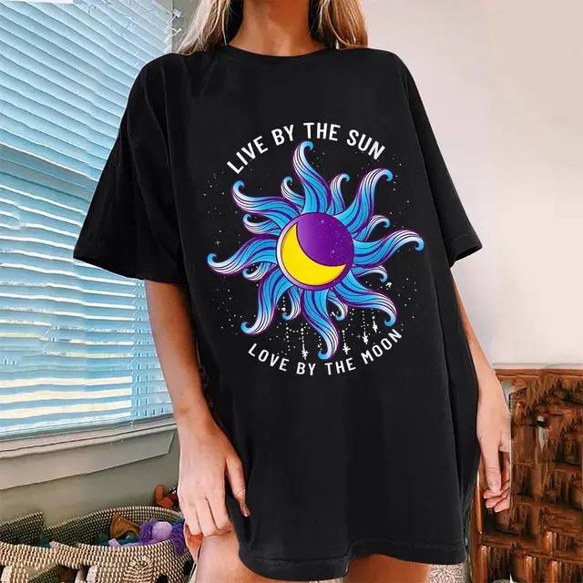 Women's Plus Size Mid length Round Neck Short sleeved T shirt 02Style - Shop at LoveMi