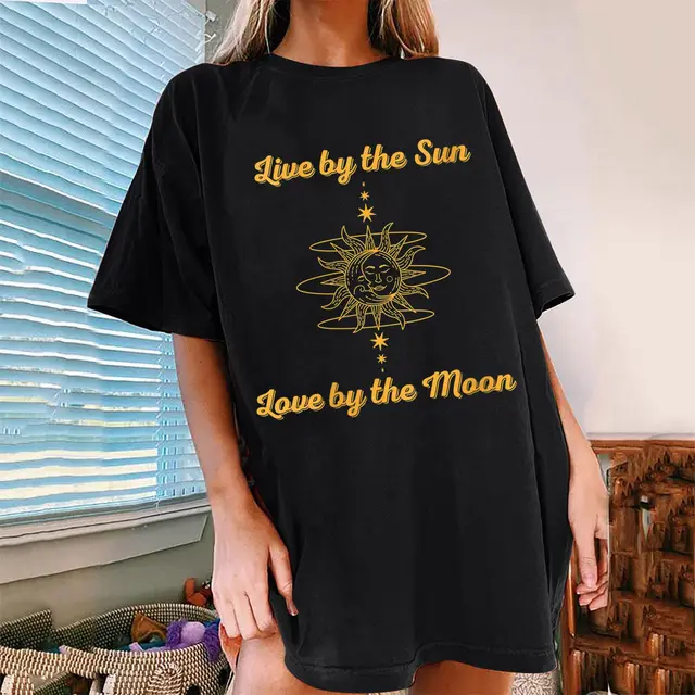 Women's Plus Size Mid length Round Neck Short sleeved T shirt 08 - Shop at LoveMi