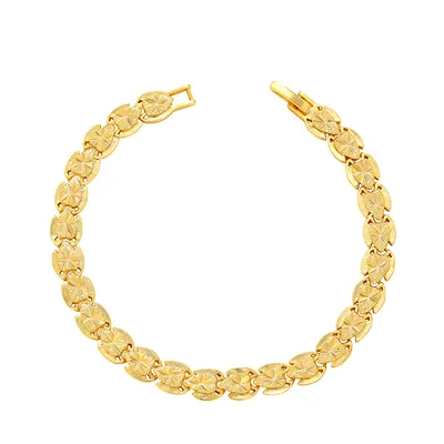 Brass Gold plated Women's Watch buttom Bracelet Women's Plated 2 Heart shaped Accessories 24K Gold Plated - Shop at LoveMi