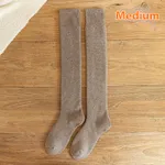 Middle Coffee Color Knee Socks