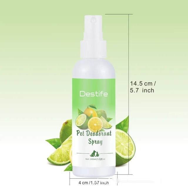 Pet Cat And Dog Beauty Cleaning Deodorant Aromatherapy Spray Lemon - Shop at LoveMi
