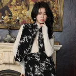 Bamboo Jacquard Vest-Xl