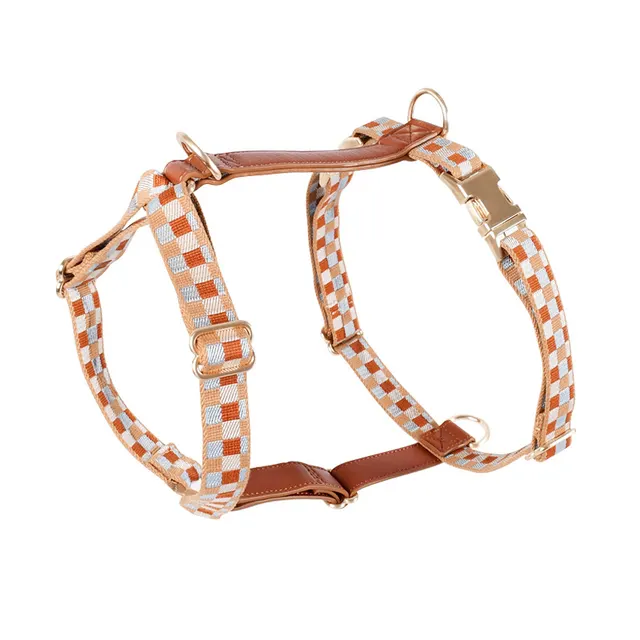 I shaped Pet Chest Harness Traction Rope Chest Strap Brown - Shop at LoveMi