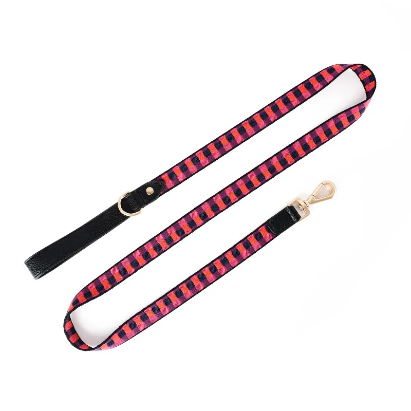 I-shaped Pet Chest Harness Traction Rope - Hand Holding Rope Red - View 1