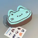 Mint Chocolate Cat Pencil Case