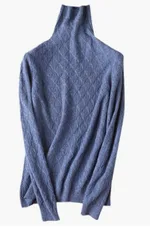 Autumn And Winter Woolen Sweater For Women Thickened - Flower Orchid - View 1