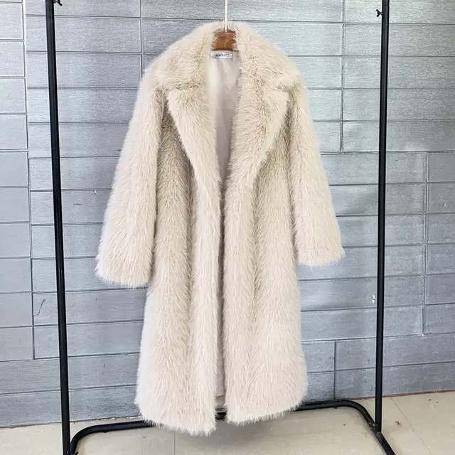 Women's Fashion Over The Knee Suit Coat Overcoat Apricot - Shop at LoveMi