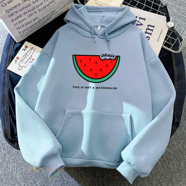 Long sleeved Sweater Kawaii Hoodie Winter Casual Light Blue - Shop at LoveMi