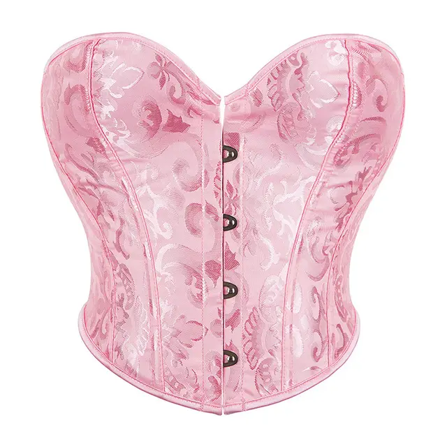 No Ruffled Short Tight Corset For Women Pink - Shop at LoveMi
