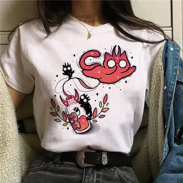 New Top Cute Cartoon Printed Casual T shirt 20 Style - Shop at LoveMi