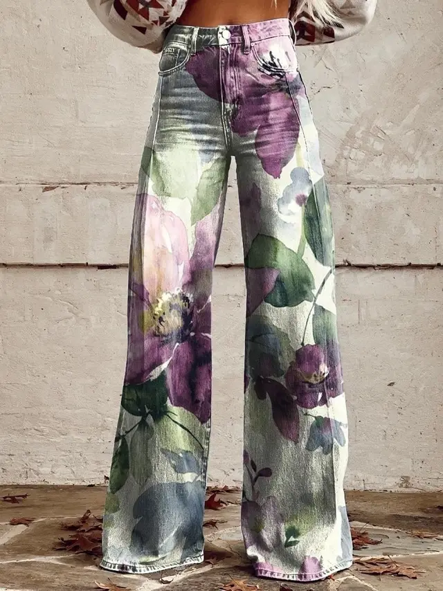 Summer Thin Women's Bell bottom Pants Z39 - Shop at LoveMi
