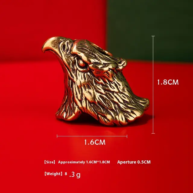 Brass Personality Retro Eagle Hand Strap EDC Pendant Brass - Shop at LoveMi