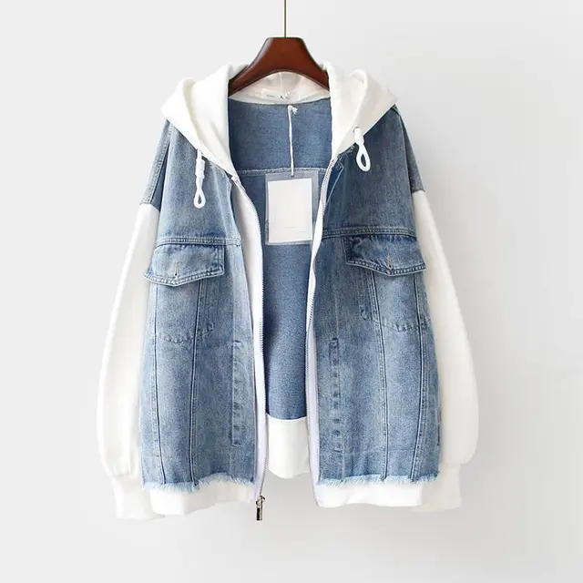 Spring And Autumn Cardigan Hooded Baseball Uniform White - Shop at LoveMi