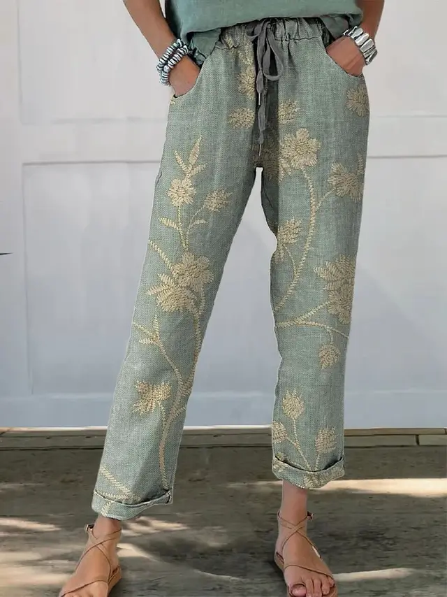 Women's Casual Slacks Printed Fashion 29 Style - Shop at LoveMi
