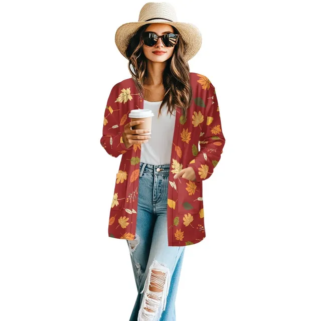 Spring And Autumn Long Sleeve Cardigan Jacket Zysfl0504Ym101 - Shop at LoveMi
