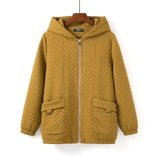 Loose All match Casual Hooded Enkianthus Chinensis Knitted Jacket Yellow - Shop at LoveMi