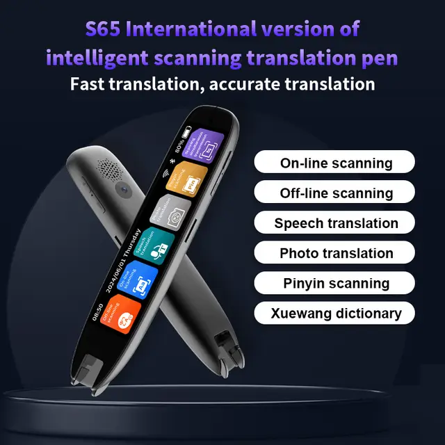 International Multi language Photo Precision Scanning Translation Pen Black - Shop at LoveMi