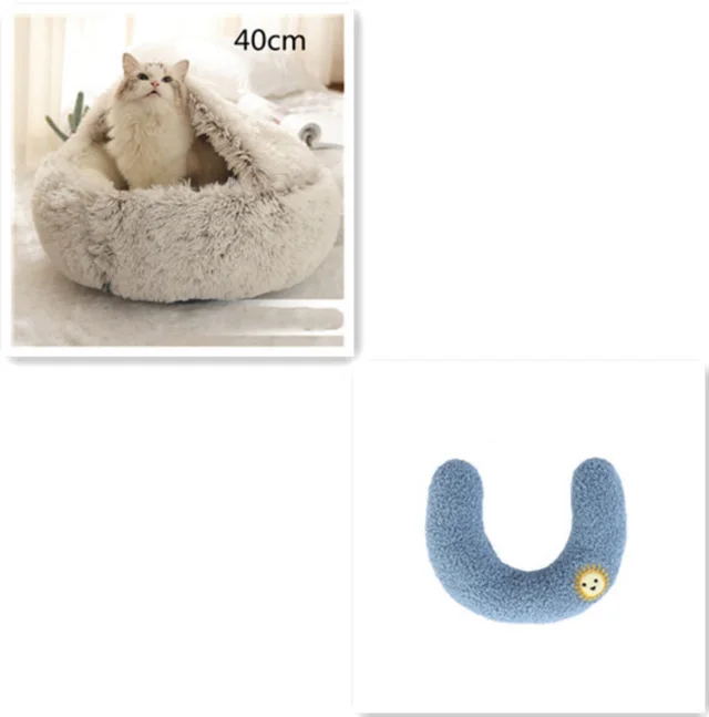 Cozy Co Coon Dog & Cat Pet Bed Brown 40Cm Setd - Shop at LoveMi