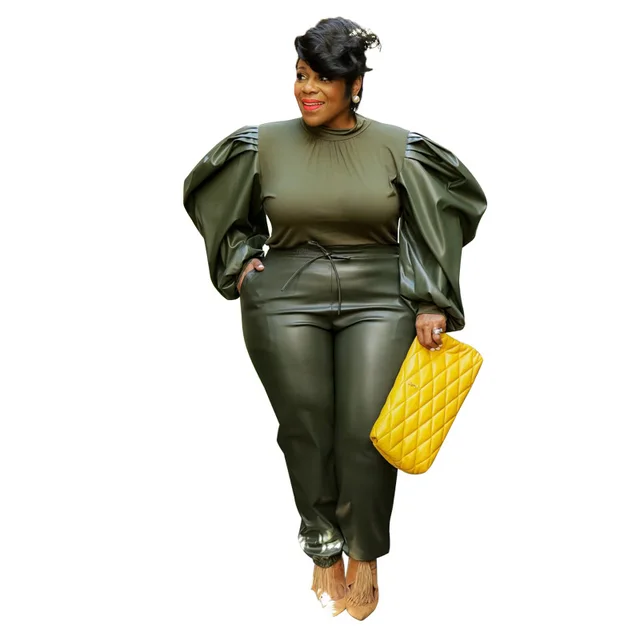 Stitching Coating Fashion Trendy Casual Fashion Plus Size Suit Army Green - Shop at LoveMi