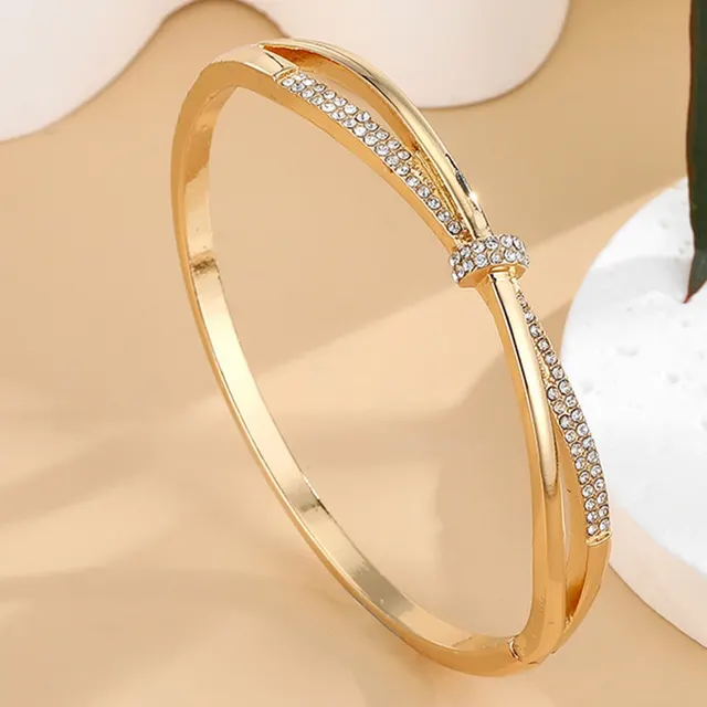 Special interest Design Simple Bracelet Affordable Luxury Style Personality 4225 Gold - Shop at LoveMi