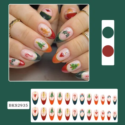 New Nail Beauty SMD Snowflake Christmas Style Bks2935 Style - Shop at LoveMi