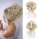 Grip Long Beard Hair Ring Ponytail Bun Messy Fluffy Curly Hair - Cxzy27613