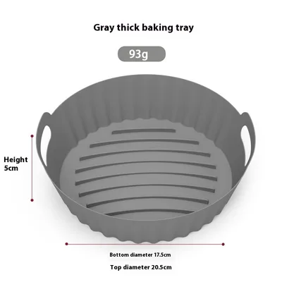Air Fryer Silica Gel Pad Easy To Clean Lined Baking Tray Thick Gray - Shop at LoveMi