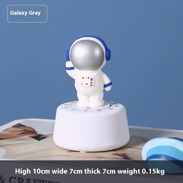 Homeworker Learning Time Management Timer Student Alarm Clock Gray Astronaut - Shop at LoveMi