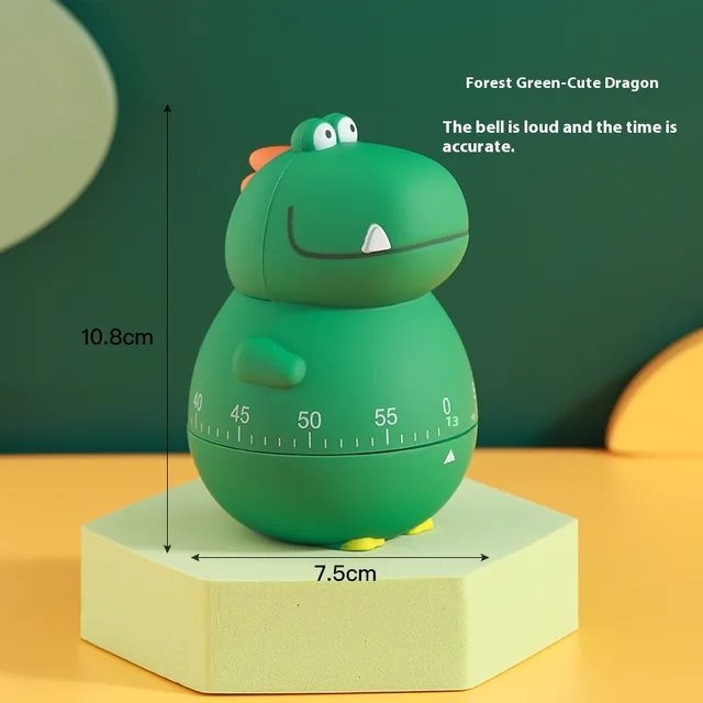 Homeworker Learning Time Management Timer Student Alarm Clock Green Cute Dragon - Shop at LoveMi