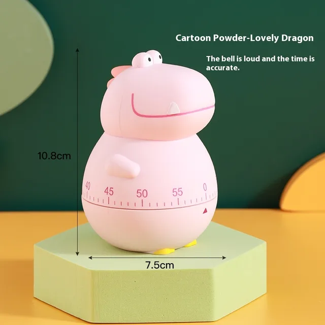 Homeworker Learning Time Management Timer Student Alarm Clock Pink Cute Dragon - Shop at LoveMi