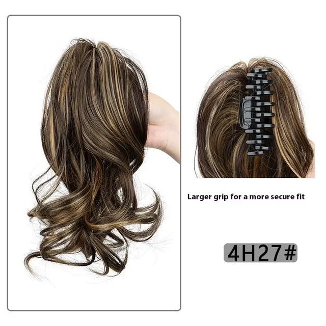 High Cranium Can Tie Ponytail Hairpin Back Head Shark Clip Ponytail Braid 4H27 Style - Shop at LoveMi