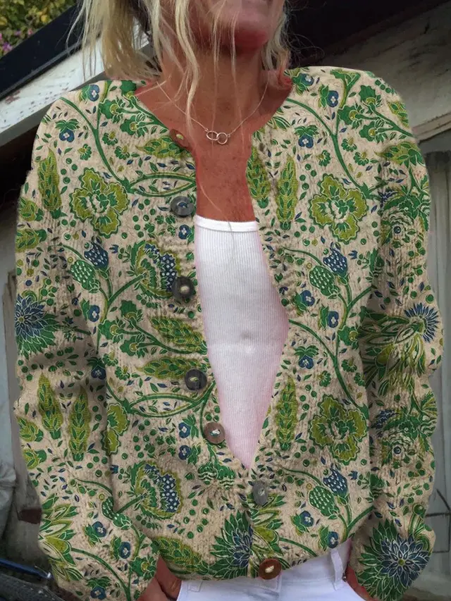 3D Digital Printing Cardigan Knitted Coat Women's Clothing Hwj7Fd549D - Shop at LoveMi