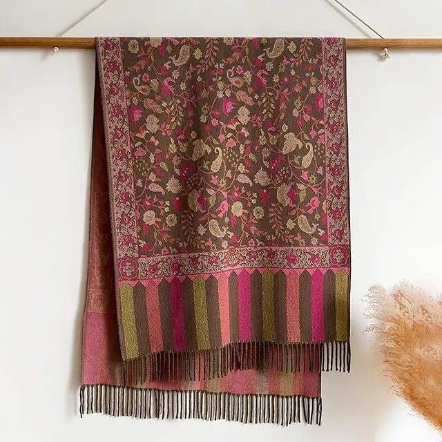 Autumn And Winter Ethnic Style Plant Flower Core spun Yarn Tassle Fashion Green - Shop at LoveMi