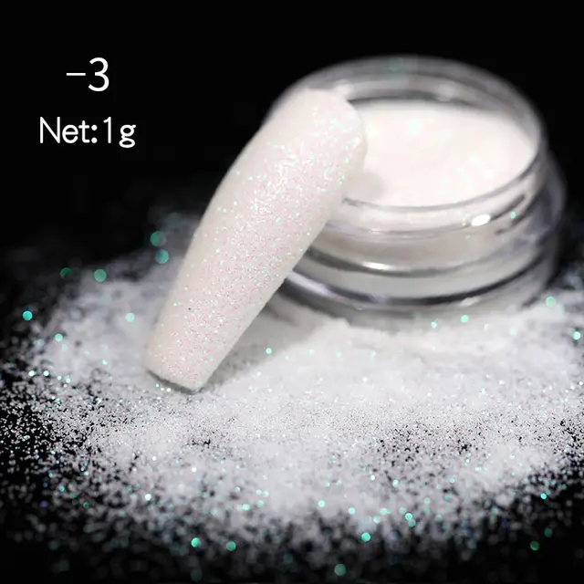DIY Nail Powder Magic Color Nail Shimmering Powder Woolen Gradient Nail Art Blooming Style3 - Shop at LoveMi