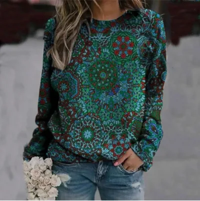 Comfortable Casual Loose Round Neck Sweater 09Color - Shop at LoveMi