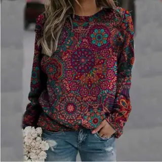 Comfortable Casual Loose Round Neck Sweater - 10Color