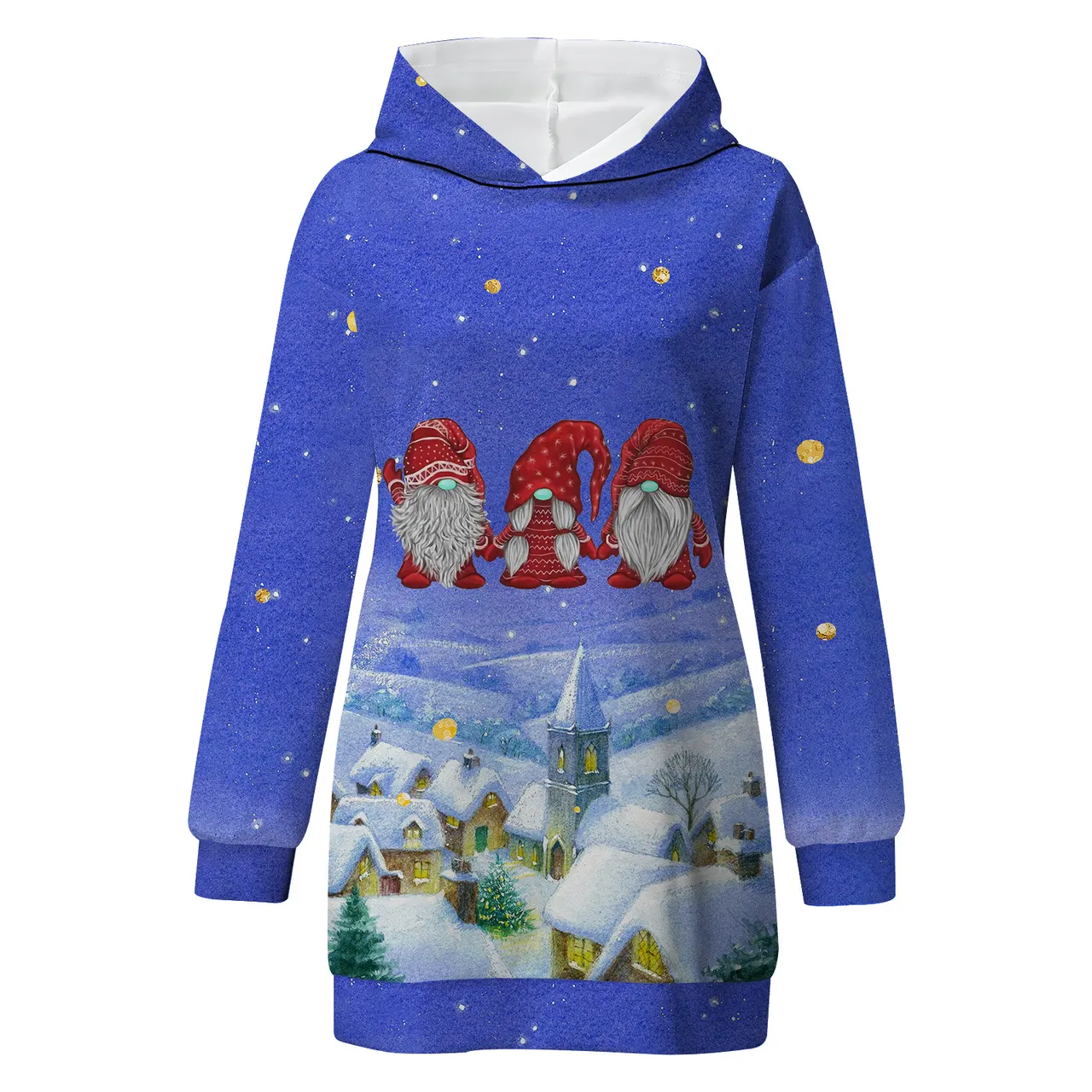 Christmas Print Hoodie Digital Printing - Wyq01A24Sm3254