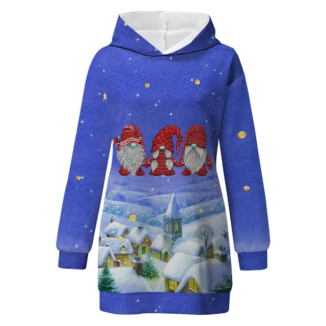 Christmas Print Hoodie Digital Printing Wyq01A24Sm3254 - Shop at LoveMi