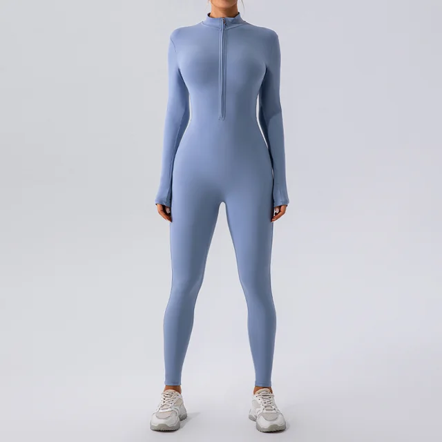 Fashion Personality Women's One piece Bodysuit Azure - Shop at LoveMi