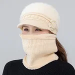 Hat Scarf Beige