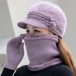 Hat Scarf Cameo Brown