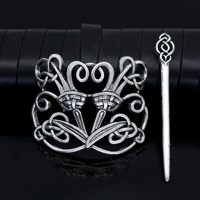 Viking Celtic Hairpin Retro Hair Clips Hair Accessories Woven Hairpin - Shop at LoveMi