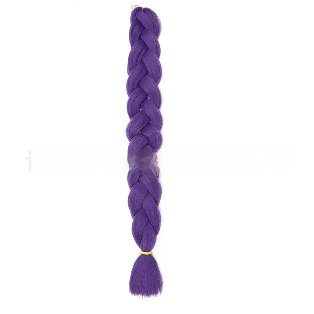 African Chemical Fiber Wig Big Braid Braid Dreadlocks High Temperature Jacques Silk Braid Purple - Shop at LoveMi