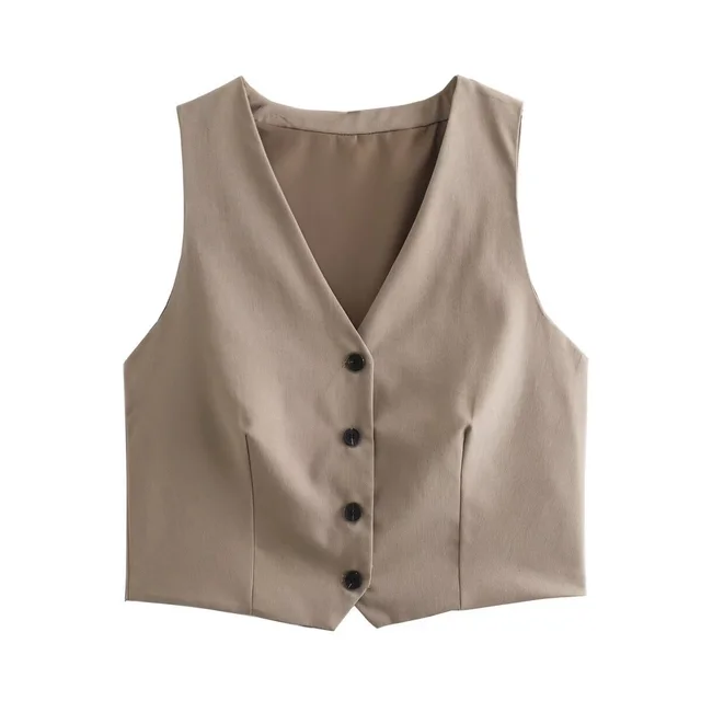 Short Sleeveless Waistcoat Vest Trousers Suit A02 Vest - Shop at LoveMi