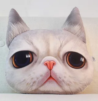Cat Pillow Plush Sofa Cushion - Grievance