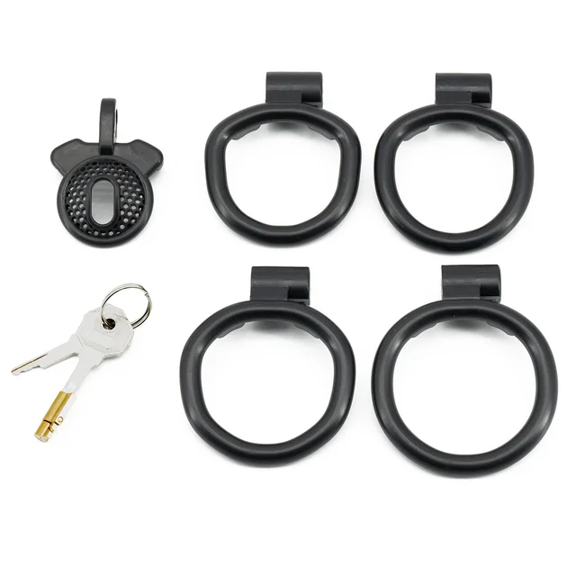 Mini Honeycomb Chastity Lock Positive And Negative Mesh With Minimal Air Permeability Positive Black - Shop at LoveMi