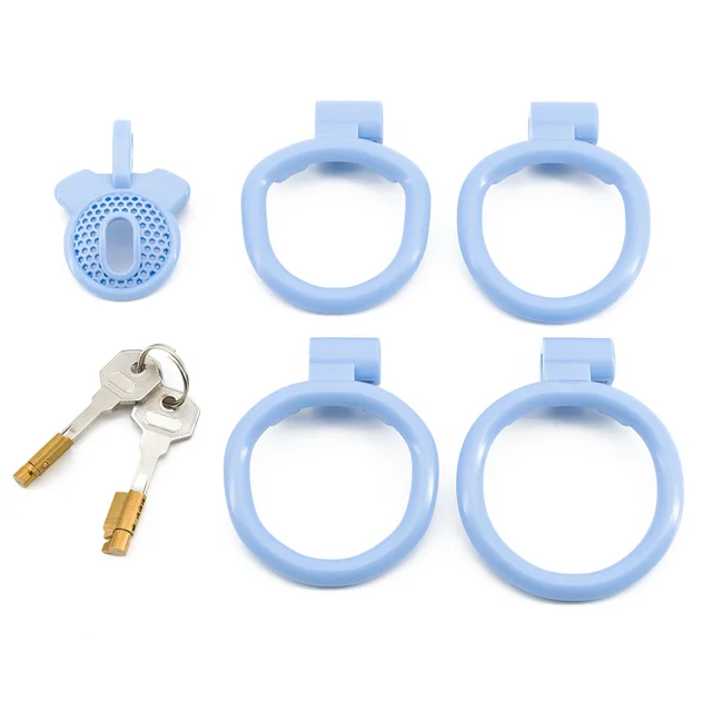 Mini Honeycomb Chastity Lock Positive And Negative Mesh With Minimal Air Permeability Positive Blue - Shop at LoveMi